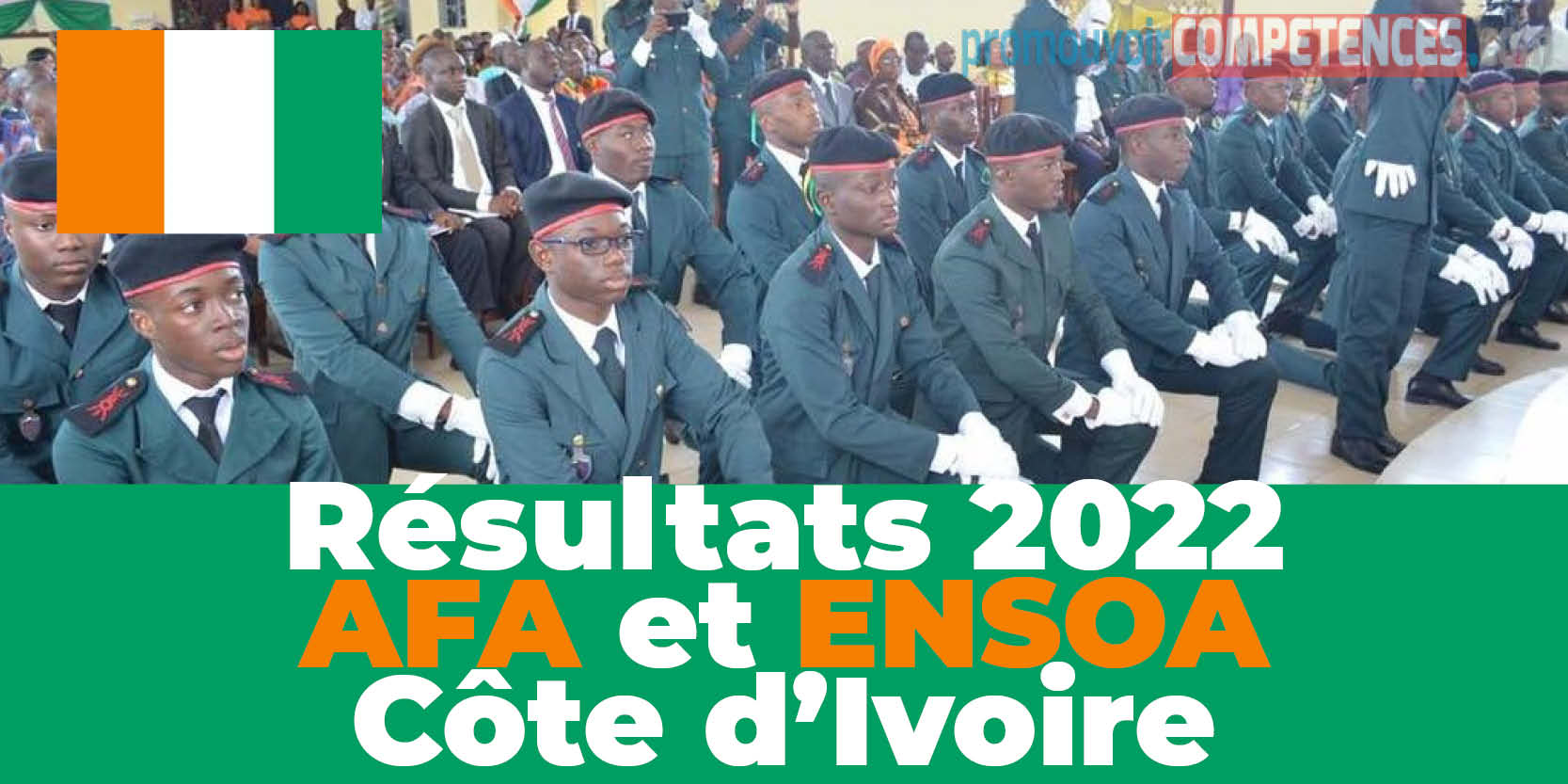 Tous les résultats des admissibilités au Concours AFA et ENSOA 2022 - Côte d'Ivoire