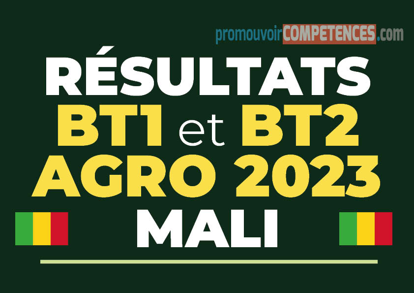 Résultats BT Agro 2023 - Mali